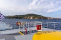 Open deck of a ferryboat Royalty Free Stock Photo