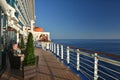 Open deck of Royal Princess ship Royalty Free Stock Photo