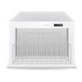 Open dishwasher icon, realistic style Royalty Free Stock Photo