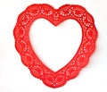 Open Doily Heart