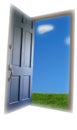 Open door Royalty Free Stock Photo