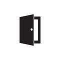 Open door icon vector illustration