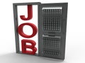 Open Door - Job opportunity concept Royalty Free Stock Photo