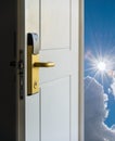 Open door to the sky Royalty Free Stock Photo