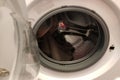 Open door of a washing machine