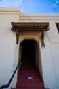 Open doorway in house