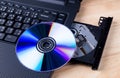 Open DVD drive Royalty Free Stock Photo