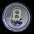 Open earth soda can lid Royalty Free Stock Photo