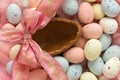 Open easter egg Royalty Free Stock Photo