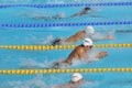 Open EDF 2010, breaststroke race Royalty Free Stock Photo