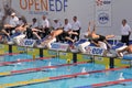 Open EDF 2010 de Natation, Paris Royalty Free Stock Photo