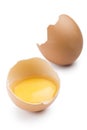 Open egg Royalty Free Stock Photo
