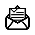 open email setup isolated icon design Royalty Free Stock Photo