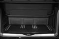 Open empty capacious trunk of car Royalty Free Stock Photo