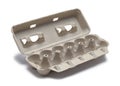 Open Empty Egg Carton Royalty Free Stock Photo