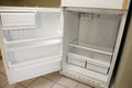 Open empty fridge Royalty Free Stock Photo