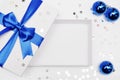 Open empty gift box Royalty Free Stock Photo