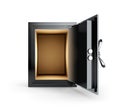 Open Empty Safe Box Royalty Free Stock Photo