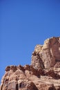 Red rock and blue sky