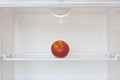 Open empty white refrigerator Royalty Free Stock Photo