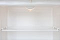 Open empty white refrigerator Royalty Free Stock Photo
