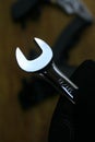 Open end wrench Royalty Free Stock Photo