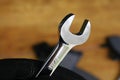 Open end wrench Royalty Free Stock Photo