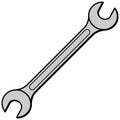 Open End Wrench Royalty Free Stock Photo