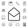 open envelope icon. web icons universal set for web and mobile Royalty Free Stock Photo