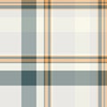 Open fabric textile seamless, copy space check pattern tartan. Performance plaid vector background texture in white and sterling