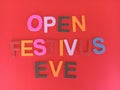 Open festivus eve sign