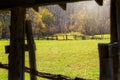 Open field in Autumn in North Carolina Royalty Free Stock Photo