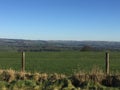 Open fields looking towards the Peak District