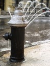 Open Fire Hydrant