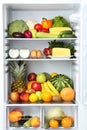 Open fridge