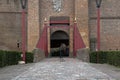 Open Gate At The Muiderslot Castle At Muiden The Netherlands 31-8-2021
