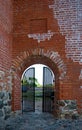 Open gate to the castle