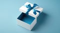 The open gift box. AI generated Royalty Free Stock Photo