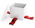 Open gift box surprise Royalty Free Stock Photo