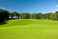 Open golf landscape Royalty Free Stock Photo