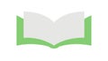 Open Green Book Icon Ã¢â¬\' Education & Knowledge Vector Symbol, vector design Generative AI Royalty Free Stock Photo