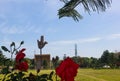 THE OPEN HAND MONUMENT, CHANDIGARH, INDIA Royalty Free Stock Photo