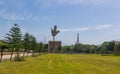 THE OPEN HAND MONUMENT, CHANDIGARH, INDIA Royalty Free Stock Photo