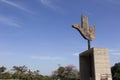 THE OPEN HAND MONUMENT, CHANDIGARH, INDIA Royalty Free Stock Photo