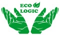 It`s eco logic Royalty Free Stock Photo