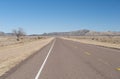 Open highway in the Texas hill country