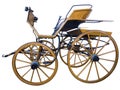 Open horse-drawn carriage side Royalty Free Stock Photo