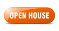 open house button. open house sign. key. push button. Royalty Free Stock Photo