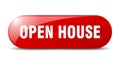 open house button. open house sign. key. push button. Royalty Free Stock Photo