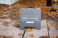 Open house realtor sign